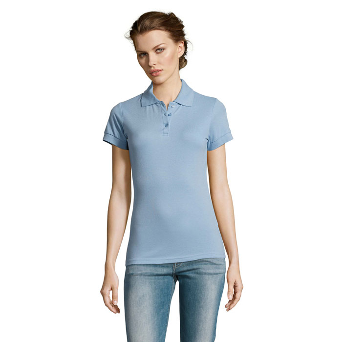 Polo femme promotionnel 200g - Prime Ciel Piqué
